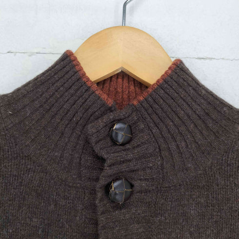 エディーバウアー Eddie Bauer 90-00s くるみボタン ウールニットカーディガン メンズ JPN:M