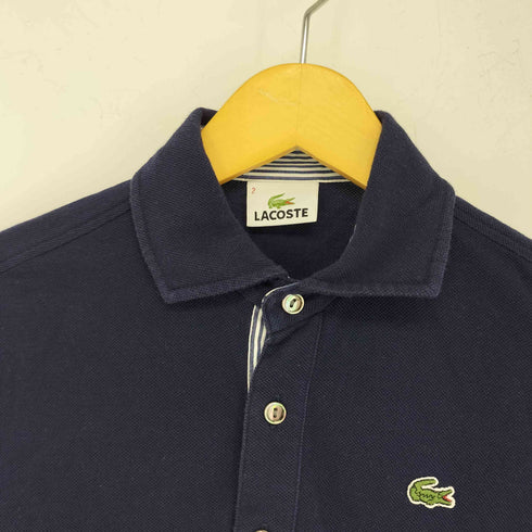 ラコステ LACOSTE 七分袖 鹿の子地ポロシャツ レディース JPN:2