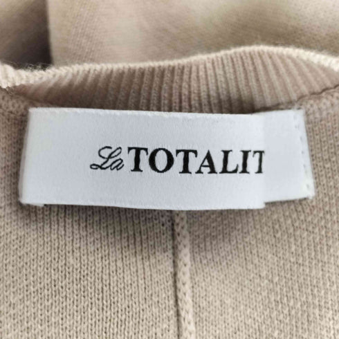 ラトータリテ La Totalite スムースバックパールボタンプルオーバー レディース