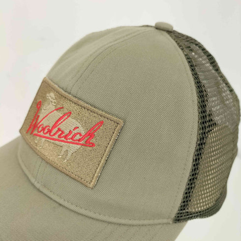 ウールリッチ WOOLRICH ロゴ刺繍 メッシュキャップ メンズ