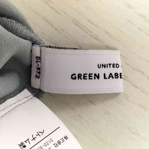 ユナイテッドアローズグリーンレーベルリラクシング UNITED ARROWS green label relaxing スタンド ショート スリーブ ポケット シャツ マシンウォッシャブル・防シワ レディース FREE