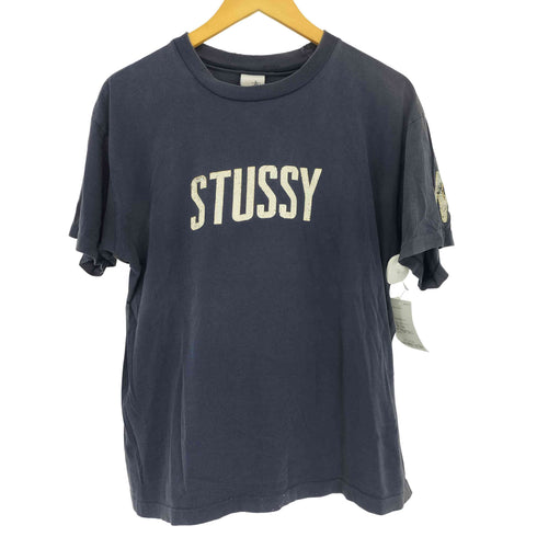 ステューシー Stussy 90S紺タグ フロントロゴTシャツ メンズ import:L