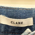 クラネ CLANE 17SS ハイウエスト ダブルタック デニム パンツ レディース 25