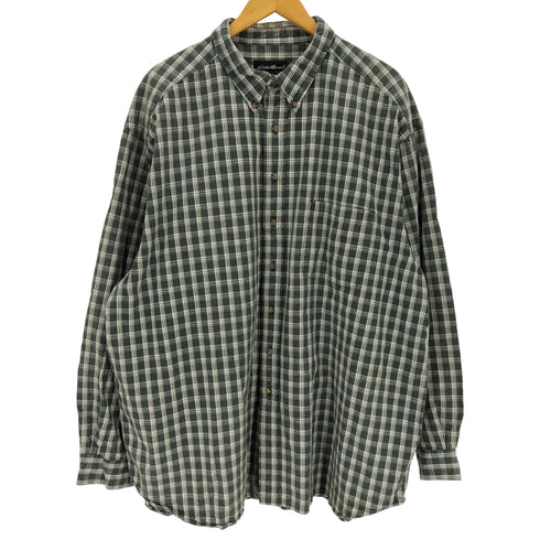 エディーバウアー Eddie Bauer 90~00s チェック柄 ボタンダウンシャツ メンズ XXXL