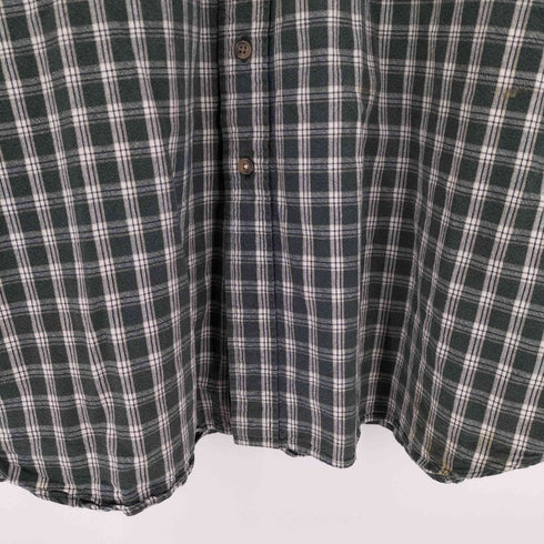 エディーバウアー Eddie Bauer 90~00s チェック柄 ボタンダウンシャツ メンズ XXXL