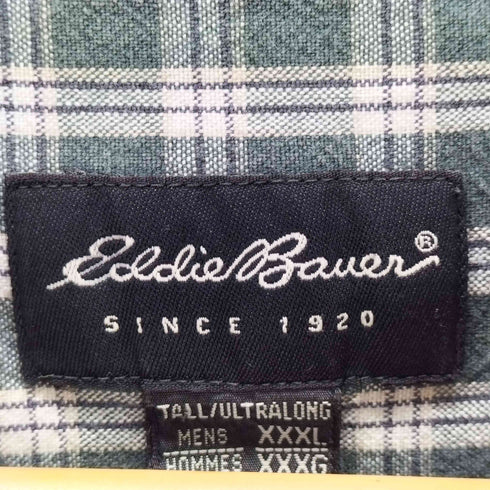 エディーバウアー Eddie Bauer 90~00s チェック柄 ボタンダウンシャツ メンズ XXXL