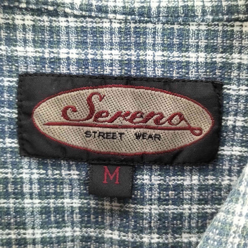 SERENA チェックボックス L/S シャツ メンズ JPN:M