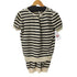 ジュンヤワタナベコムデギャルソン JUNYA WATANABE COMME des GARCONS 03AW S/S パールデザインレイヤードボーダーウールニット レディース