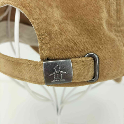 マンシングウェア Munsingwear 筆記体ロゴ ベルベットベースボールキャップ メンズ