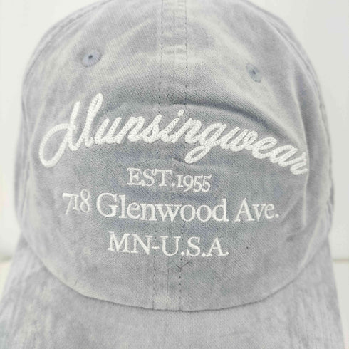 マンシングウェア Munsingwear 筆記体ロゴ ベルベットベースボールキャップ メンズ