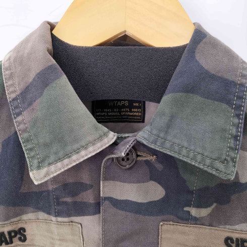 ダブルタップス WTAPS カモフラ ミリタリージャケット メンズ