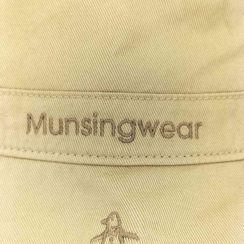 マンシングウェア Munsingwear 総柄ロゴ刺繍 バケットハット メンズ