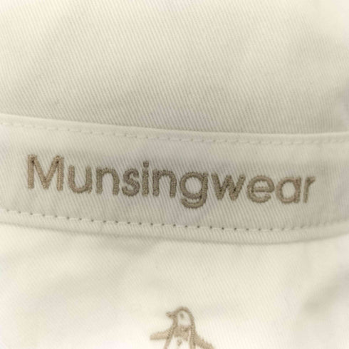 マンシングウェア Munsingwear 総柄ロゴ刺繍 バケットハット メンズ
