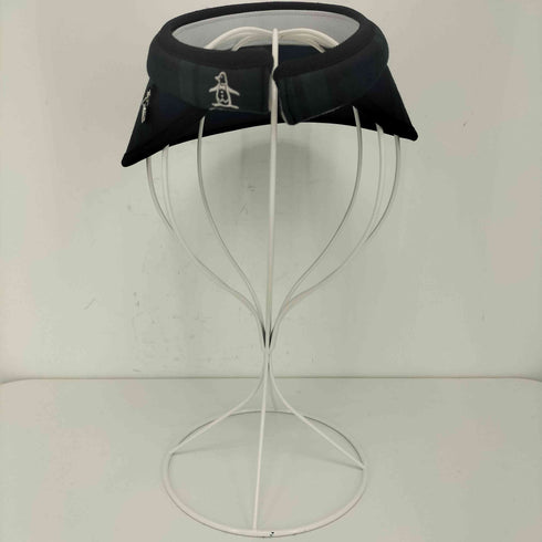 マンシングウェア Munsingwear チェック柄 サンバイザー メンズ