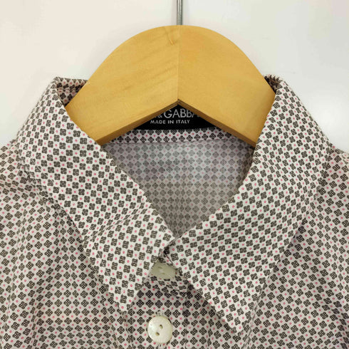 ドルチェアンドガッバーナ DOLCE&GABBANA ショート丈 柄シャツ レディース JPN:38