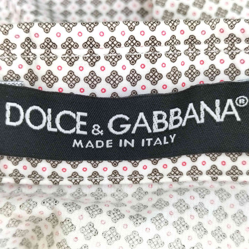 ドルチェアンドガッバーナ DOLCE&GABBANA ショート丈 柄シャツ レディース JPN:38
