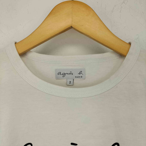 アニエスベー agnes b. PARIS ロゴTシャツ レディース 2