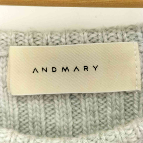 andmary viora lace knit set レディース FREE
