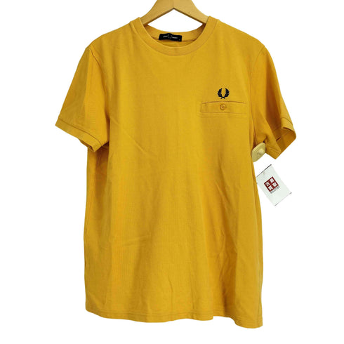 フレッドペリー FRED PERRY クルーネック Tシャツ POCKET DETAIL PIQUE T-SHIRT メンズ import:M