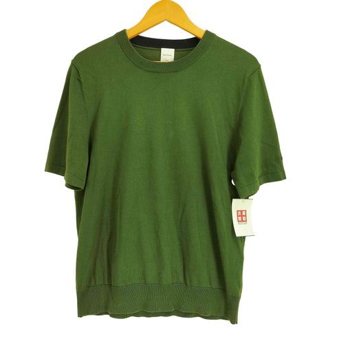 ポールスミス Paul Smith 24ss エンブロイダリーロゴ 半袖ニットソー メンズ import:L