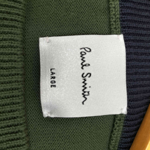 ポールスミス Paul Smith 24ss エンブロイダリーロゴ 半袖ニットソー メンズ import:L
