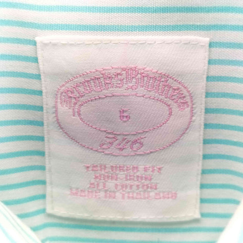 ブルックスブラザーズ BROOKS BROTHERS ストライプレギュラーカラーシャツ レディース 6
