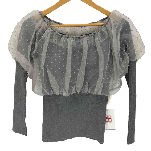 スナイデル snidel シアードッキングニットトップス レディース ONE SIZE