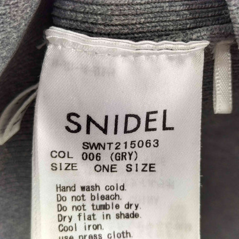スナイデル snidel シアードッキングニットトップス レディース ONE SIZE