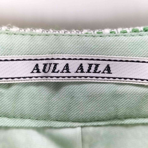 アウラアイラ AULA AILA ワッフルツイードショートパンツ レディース 1