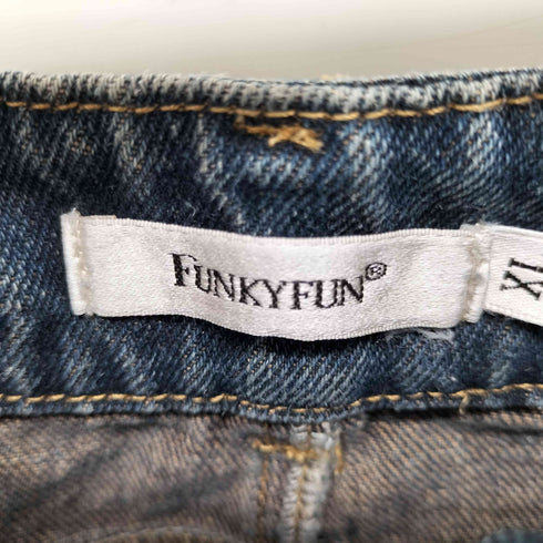 funkyfun マルチポケットバギーデニムパンツ メンズ