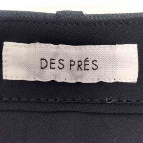 デプレ DES PRES ハイツイストギャバジン ツータックワイドパンツ レディース 36