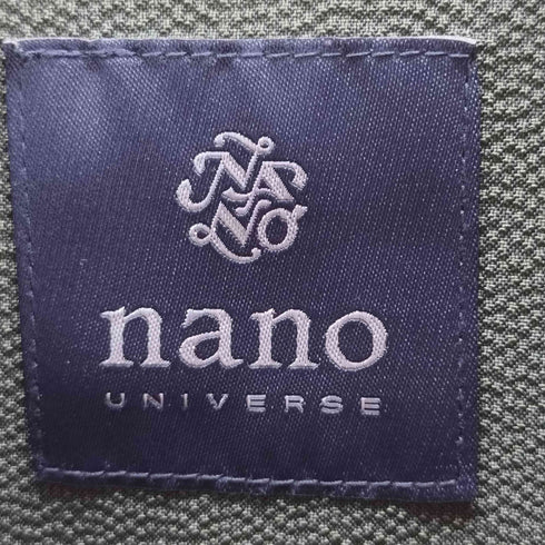 ナノユニバース NANO universe バンドカラー ジップアップ シングルジャケット メンズ JPN:S