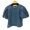 リーバイス Levis Zaida Sculptural Blouse S/S ボリュームスリーブデニムトップス レディース JPN:M