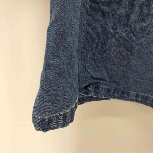 リーバイス Levis Zaida Sculptural Blouse S/S ボリュームスリーブデニムトップス レディース JPN:M