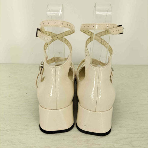 チャールズアンドキース CHARLES&KEITH ポインテッドトゥ ストラップパンプス レディース 37