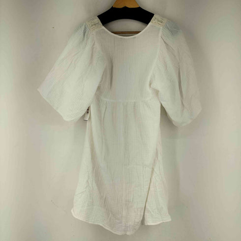 ザラ ZARA ジャガードギャザーフレアトップス レディース import:XS
