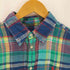 ラルフローレン RALPH LAUREN マドラスチェック リネンボタンダウンシャツ レディース JPN:M