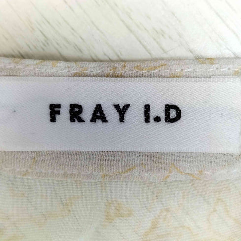フレイアイディー FRAY I.D ラインアートシフォンワンピ レディース JPN:1
