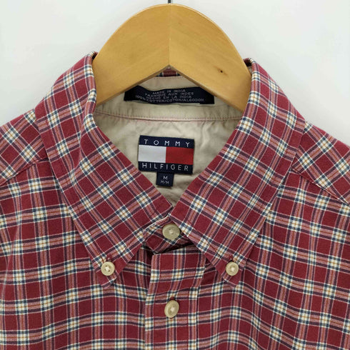 トミーヒルフィガー TOMMY HILFIGER 00s チェック S/S ボタンダウンシャツ メンズ JPN:M