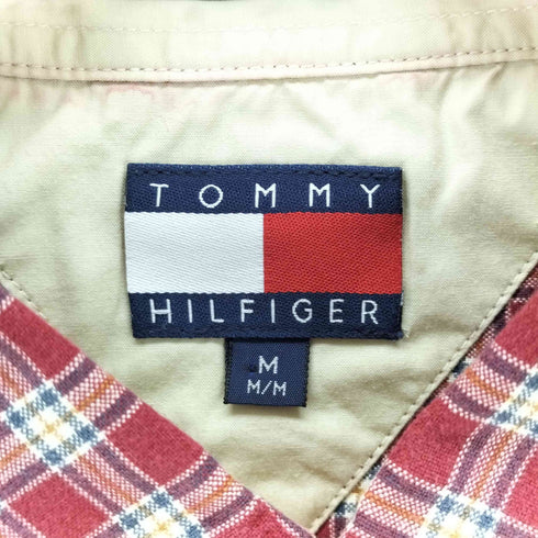 トミーヒルフィガー TOMMY HILFIGER 00s チェック S/S ボタンダウンシャツ メンズ JPN:M