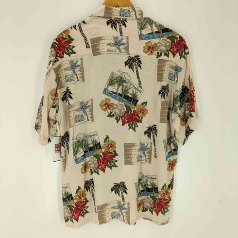 HIBISCUS COLLECTION レーヨン S/S オープンカラーアロハシャツ メンズ JPN:S