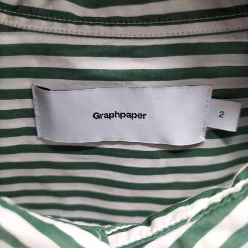 グラフペーパー Graphpaper Broad S/S Oversized Regular Collar Shirt メンズ JPN:2