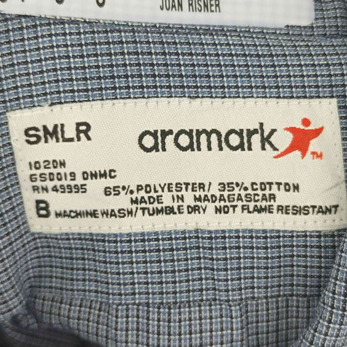 アラマーク ARAMARK チェック S/S ワークシャツ メンズ import:S