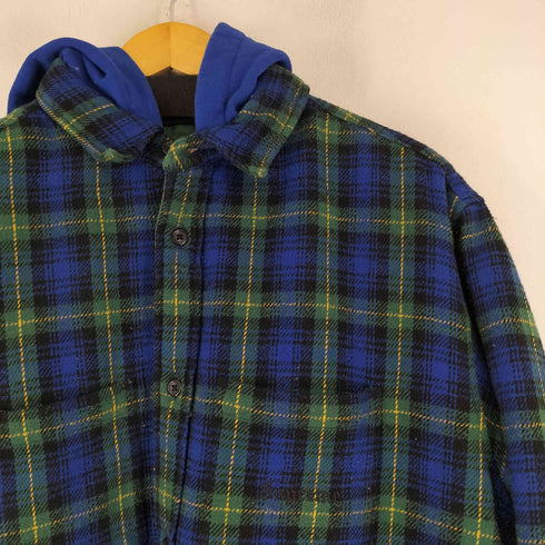 シュプリーム Supreme 23AW TARTAN FLANNEL HOODED SHIRT メンズ import:M