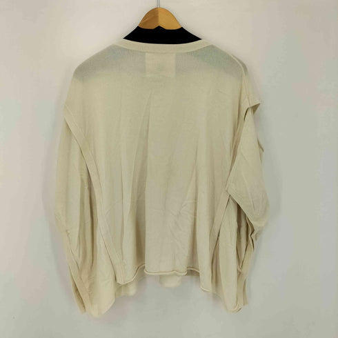 オズモーシス OSMOSIS レーヨンナイロンニットベスト レディース ONE SIZE