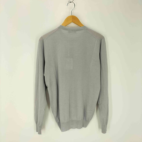 FEDELI イタリア製 CH SETA カシミヤシルク クルーネックニット メンズ JPN:50