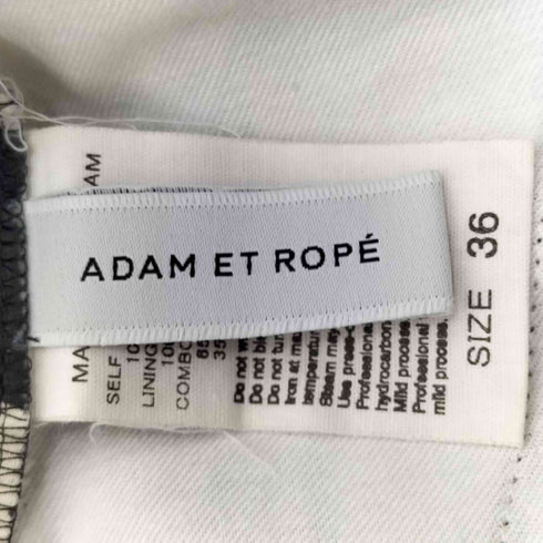 アダムエロペ Adam et Rope ARロゴプリントタックワイドスラックス メンズ FR:36-38