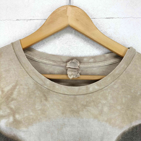ギルダン GILDAN タイダイ柄ウルフプリントクルーネックTシャツ メンズ 2XL
