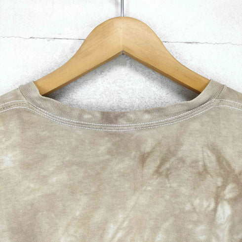 ギルダン GILDAN タイダイ柄ウルフプリントクルーネックTシャツ メンズ 2XL