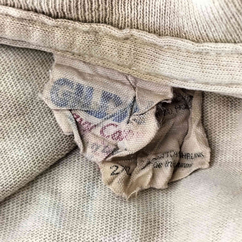 ギルダン GILDAN タイダイ柄ウルフプリントクルーネックTシャツ メンズ 2XL
